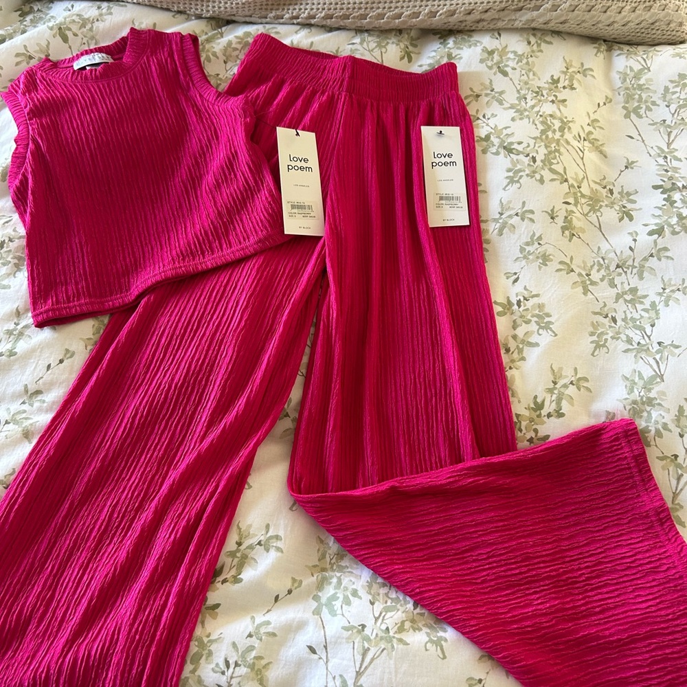 NanaMacs Vibrant Pink Two-Piece Set